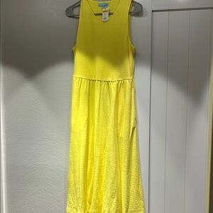 Draper James Yellow Halter Sundress
